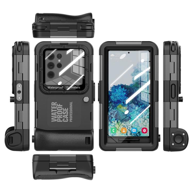 RedPepper 4th Generation Diving Protective Case, Waterproof depth: 15m(Black) - Waterproof Bag by RedPepper | Online Shopping UK | buy2fix
