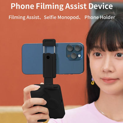 E6 Bluetooth Phone Filming Assist Selfie Monopod with Fill Light(Black) - Selfie Sticks by buy2fix | Online Shopping UK | buy2fix