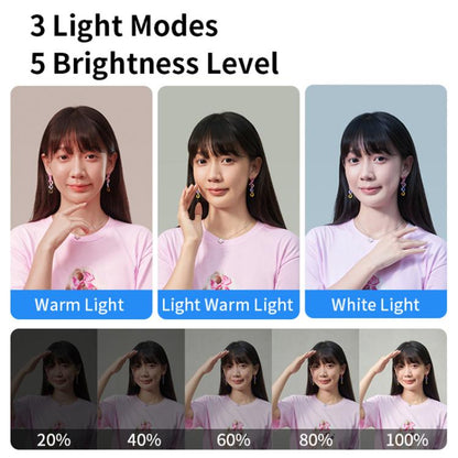 E6 Bluetooth Phone Filming Assist Selfie Monopod with Fill Light(Black) - Selfie Sticks by buy2fix | Online Shopping UK | buy2fix