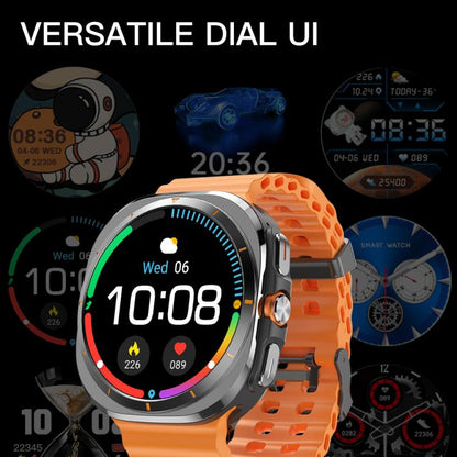 X7 1.51 inch IPS Screen Bluetooth Smart Watch Supports Healthy Monitoring(Orange) - Smart Watches by buy2fix | Online Shopping UK | buy2fix