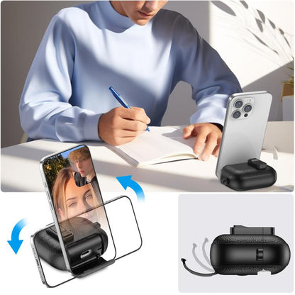 For AirPods Pro Leather Texture Wireless Earphones Case with Hook & Holder(Black Red) - For AirPods Pro by buy2fix | Online Shopping UK | buy2fix