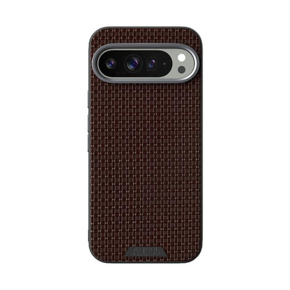 For Google Pixel 10 Pro XL ABEEL Ruyi Pattern 6D Micro Relief MagSafe Leather Phone Case(Brown) - Google Cases by buy2fix | Online Shopping UK | buy2fix