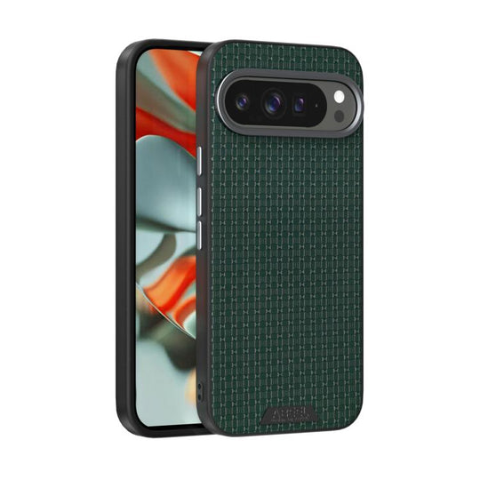 For Google Pixel 10 Pro XL ABEEL Ruyi Pattern 6D Micro Relief MagSafe Leather Phone Case(Green)