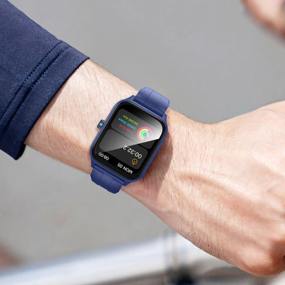 hoco Y27 1.95 inch Screen IPX4 Waterproof Smart Sports Watch, Call Version(Blue) - Smart Watches by hoco | Online Shopping UK | buy2fix