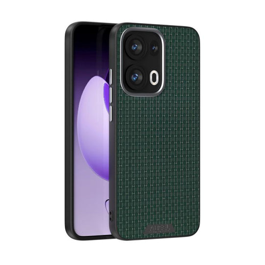 For OPPO Reno13 Pro Global ABEEL Ruyi Pattern 6D Micro Relief MagSafe Leather Phone Case(Green)