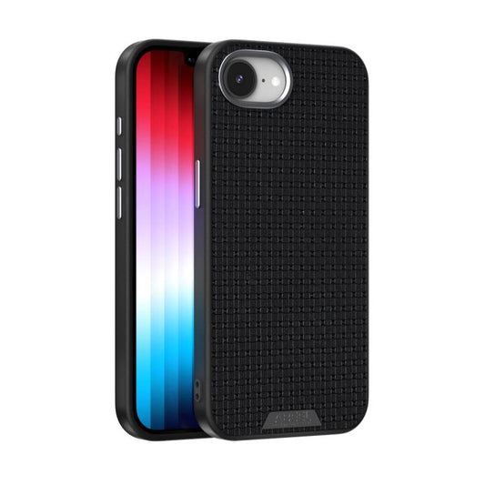 For iPhone 16e ABEEL Ruyi Pattern 6D Micro Relief MagSafe Leather Phone Case(Black) - iPhone 16e Cases by buy2fix | Online Shopping UK | buy2fix