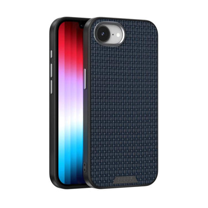 For iPhone 16e ABEEL Ruyi Pattern 6D Micro Relief MagSafe Leather Phone Case(Blue) - iPhone 16e Cases by buy2fix | Online Shopping UK | buy2fix