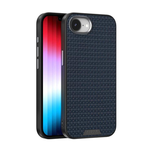 For iPhone 16e ABEEL Ruyi Pattern 6D Micro Relief MagSafe Leather Phone Case(Blue) - iPhone 16e Cases by buy2fix | Online Shopping UK | buy2fix