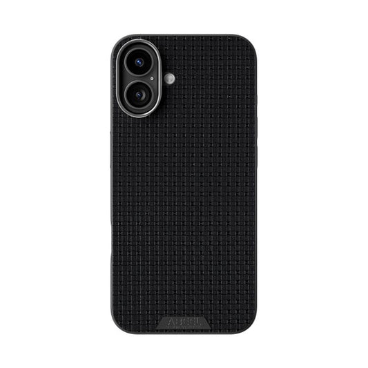 For iPhone 16 Plus ABEEL Ruyi Pattern 6D Micro Relief MagSafe Leather Phone Case(Black) - iPhone 16 Plus Cases by buy2fix | Online Shopping UK | buy2fix