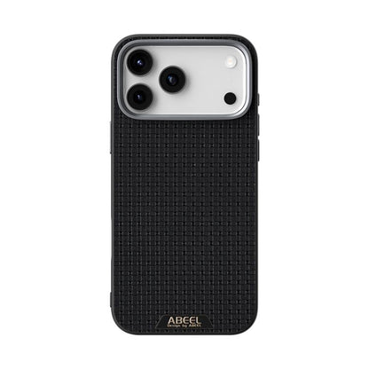 For iPhone 17 Pro Max ABEEL Ruyi Pattern 6D Micro Relief MagSafe Leather Phone Case(Black) - iPhone 17 Pro Max Cases by buy2fix | Online Shopping UK | buy2fix