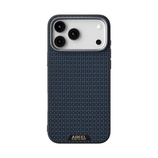 For iPhone 17 Pro Max ABEEL Ruyi Pattern 6D Micro Relief MagSafe Leather Phone Case(Blue) - iPhone 17 Pro Max Cases by buy2fix | Online Shopping UK | buy2fix