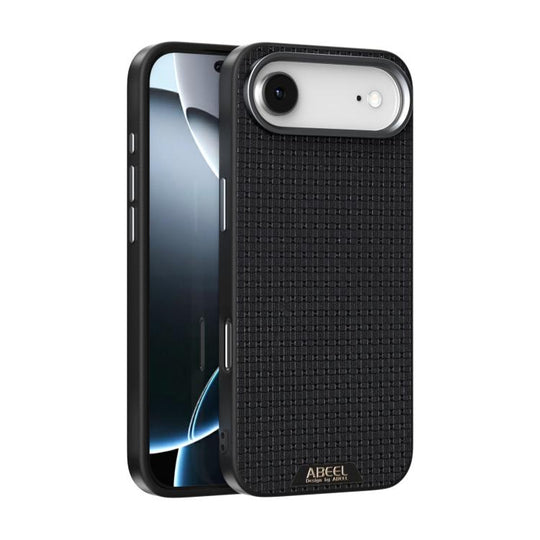 For iPhone Air ABEEL Ruyi Pattern 6D Micro Relief MagSafe Leather Phone Case(Black)