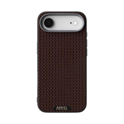 For iPhone Air ABEEL Ruyi Pattern 6D Micro Relief MagSafe Leather Phone Case(Brown) - iPhone Air Cases by buy2fix | Online Shopping UK | buy2fix