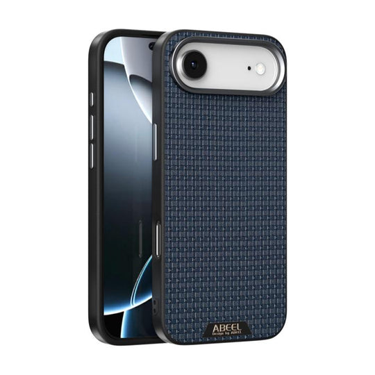 For iPhone Air ABEEL Ruyi Pattern 6D Micro Relief MagSafe Leather Phone Case(Blue)