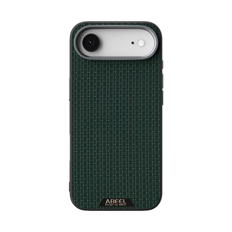 For iPhone Air ABEEL Ruyi Pattern 6D Micro Relief MagSafe Leather Phone Case(Green) - iPhone Air Cases by buy2fix | Online Shopping UK | buy2fix