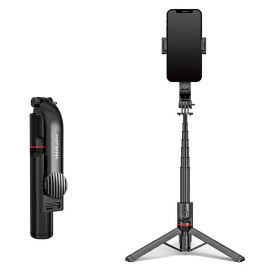 Lenovo Thinkplus Premium Aluminum Alloy Bluetooth Selfie Stick, 1.1m(Black) - Selfie Sticks by Lenovo | Online Shopping UK | buy2fix