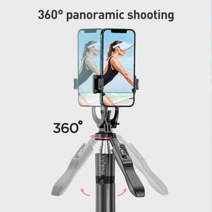 Lenovo Thinkplus H18B Flagship Stainless Steel Bluetooth Selfie Stick, 1.8m(Black) - Selfie Sticks by Lenovo | Online Shopping UK | buy2fix
