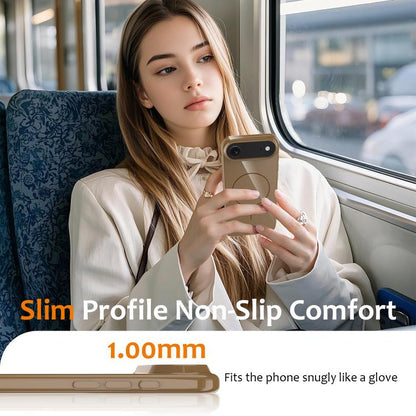 For iPhone Air Glossy TPU Shockproof MagSafe Phone Case with Lanyard(Gold) - iPhone Air Cases by buy2fix | Online Shopping UK | buy2fix