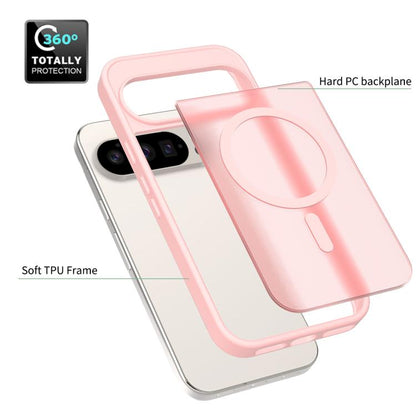 For Google Pixel 10 / 10 Pro Skin Feel TPU Hybrid PC MagSafe Phone Case(Pink) - Google Cases by buy2fix | Online Shopping UK | buy2fix