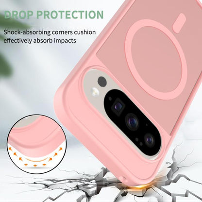 For Google Pixel 10 / 10 Pro Skin Feel TPU Hybrid PC MagSafe Phone Case(Pink) - Google Cases by buy2fix | Online Shopping UK | buy2fix