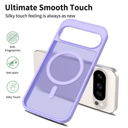 For Google Pixel 10 / 10 Pro Skin Feel TPU Hybrid PC MagSafe Phone Case(Purple) - Google Cases by buy2fix | Online Shopping UK | buy2fix