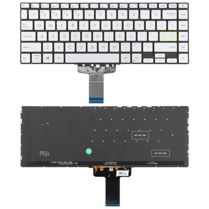 US Version Backlit Laptop Keyboard for Asus VivoBook S14 X421 X421DA X421UA X421EP X421EQ X421JQ X421FP X421FF X421FL(Silver) - Replacement Keyboards by buy2fix | Online Shopping UK | buy2fix