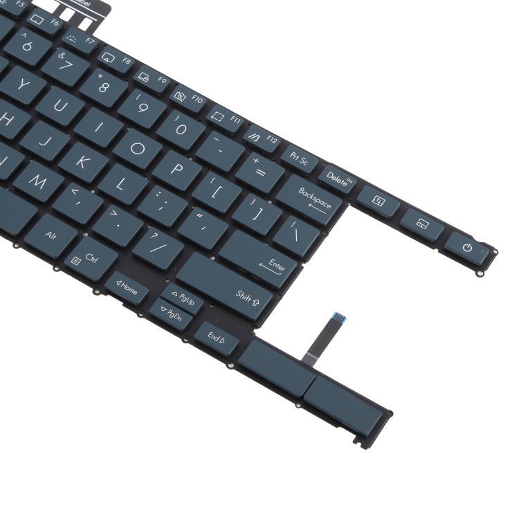 US Version Backlit Laptop Keyboard Directional Key Rectangle for Asus Zenbook Duo 14 UX482 UX482E UX4100E UX482J(Blue) - Replacement Keyboards by buy2fix | Online Shopping UK | buy2fix