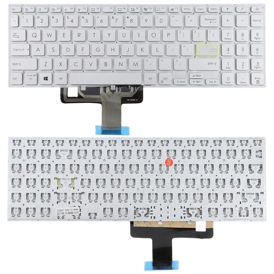US Version Laptop Keyboard for Asus VivoBook X521 V5100E X521FL S5600F S533F 2020(Silver) - Replacement Keyboards by buy2fix | Online Shopping UK | buy2fix