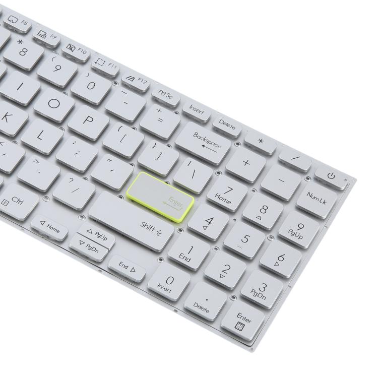 US Version Laptop Keyboard for Asus VivoBook X521 V5100E X521FL S5600F S533F 2020(Silver) - Replacement Keyboards by buy2fix | Online Shopping UK | buy2fix
