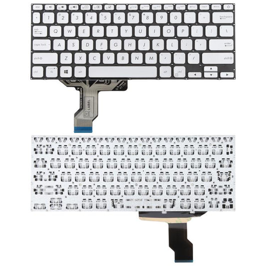 US Version Laptop Keyboard for Asus VivoBook 14 X420 X420F X420FA X420U A420F A420 A420U S420 S420UA P1411F P1411FA(Silver) - Replacement Keyboards by buy2fix | Online Shopping UK | buy2fix