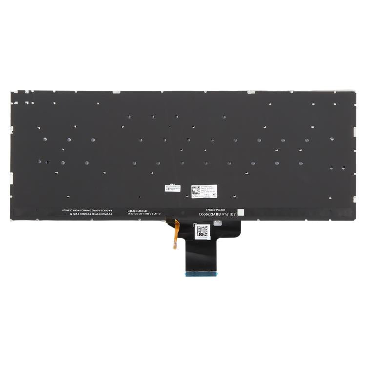 US Version Backlit Laptop Keyboard for Asus Vivobook Pro 14X M7400 M4700 M4700QC M4700PC M7600 M3400 M3401 M3401Q X7400 X3400 X3400P K3400P(Gray) - Replacement Keyboards by buy2fix | Online Shopping UK | buy2fix