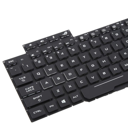 US Version Backlit Laptop Keyboard for Asus FX63 FX63V FX503VM FX503VD ZX63VE FZ63V GL503VS(White) - Replacement Keyboards by buy2fix | Online Shopping UK | buy2fix
