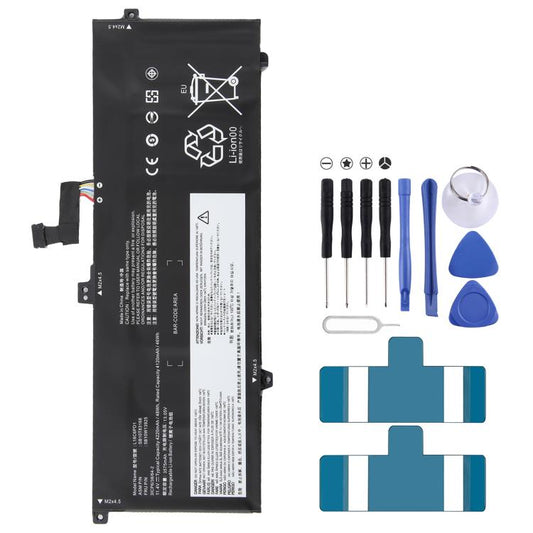 For Lenovo Thinkpad X13 Gen 1 X390 X395 TP00106A 20NL000HIU 20Q0000KRT L18C6PD1 L18M6PD1 11.4V 48WH Battery Replacement - For Lenovo by buy2fix | Online Shopping UK | buy2fix