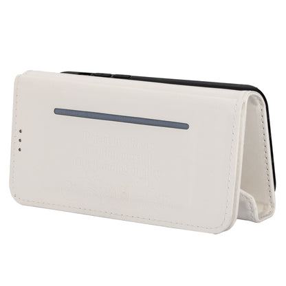 For iPhone 7 / 8 / SE (2020) Skin Feel Zipper Horizontal Flip Leather Case with Holder & Card Slots & Photo Frame & Lanyard & Long Rope(White) - More iPhone Cases by buy2fix | Online Shopping UK | buy2fix