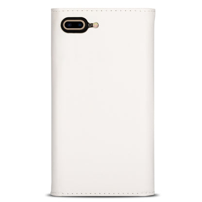 For iPhone 7 Plus / 8 Plus Skin Feel Zipper Horizontal Flip Leather Case with Holder & Card Slots & Photo Frame & Lanyard & Long Rope(White) - More iPhone Cases by buy2fix | Online Shopping UK | buy2fix