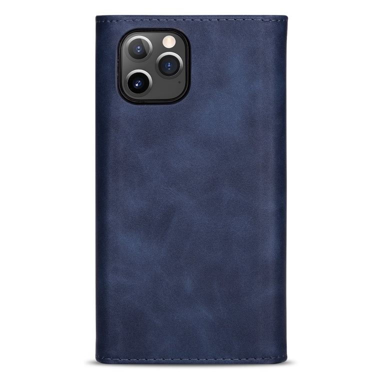 For iPhone 11 Pro Skin Feel Zipper Horizontal Flip Leather Case with Holder & Card Slots & Photo Frame & Lanyard & Long Rope(Blue) - iPhone 11 Pro Cases by buy2fix | Online Shopping UK | buy2fix