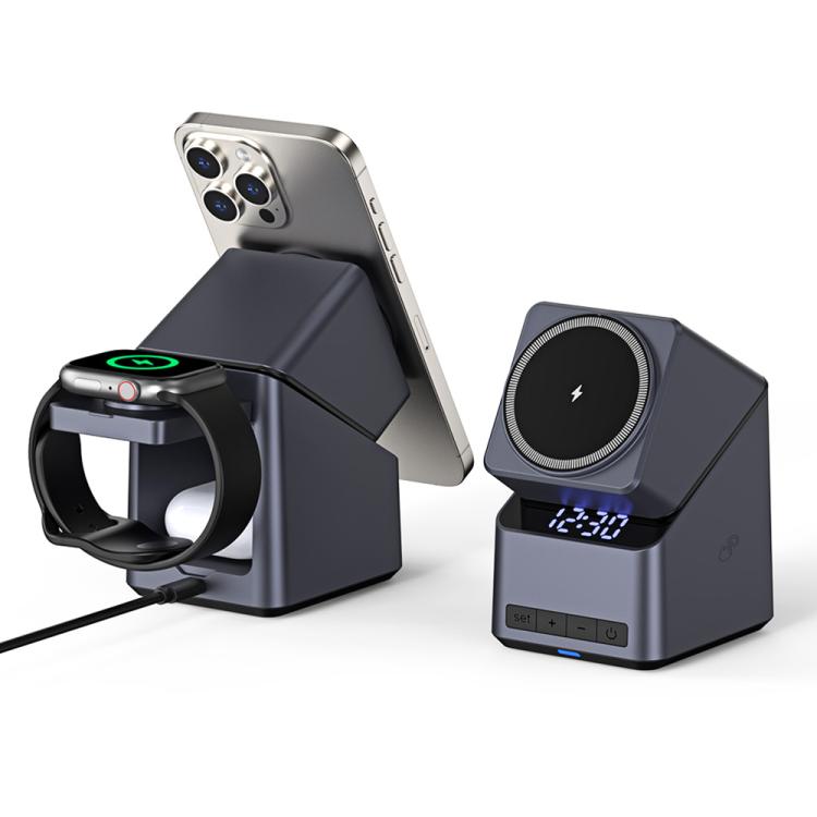 X11 180 Degree Rotation 4 in 1 Magnetic Wireless Charging(Grey) - Wireless Charger by buy2fix | Online Shopping UK | buy2fix