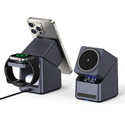 X11 180 Degree Rotation 4 in 1 Magnetic Wireless Charging(Grey) - Wireless Charger by buy2fix | Online Shopping UK | buy2fix