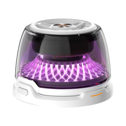 R9 Portable RGB Light Smart Bluetooth Speaker Magnetic Phone Holder Wireless Charger(White) - Mini Speaker by buy2fix | Online Shopping UK | buy2fix