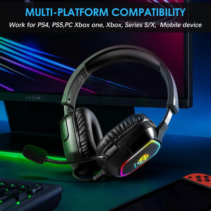 SoulBytes S21 Omni-directional Lightweight Memory Foam Ear Cushions Headset with Mic, Length: About 2m(Blac) - Multimedia Headset by Soulbytes | Online Shopping UK | buy2fix