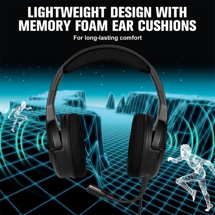 SoulBytes S100 Omni-directional Microphone Esports Headset, Length: About 1.9m(Blac) - Multimedia Headset by Soulbytes | Online Shopping UK | buy2fix