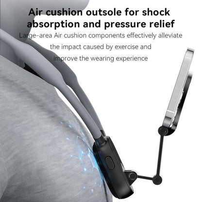 Collar Neck Hanger Magnetic Phone Holder(Carbon Fiber Dark Blue) - Lazy Bracket by buy2fix | Online Shopping UK | buy2fix