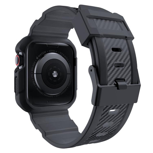 For Apple Watch Ultra 2 / 1 49mm VIETAO Carbon Fiber Silicone Strap(Dark Gray) - Watch Bands by VIETAO | Online Shopping UK | buy2fix