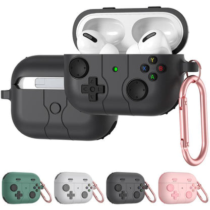 For AirPods Pro Game Console Style Wireless Earphone Silicone Case(Pine Green) - For AirPods Pro by buy2fix | Online Shopping UK | buy2fix