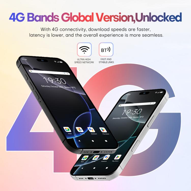 A88A / i16 Pro Max, 6GB+64GB, 6.6 inch Android 12 MTK6762 Helio G25 Octa Core, NFC, OTG, Network: 4G, Dual SIM, Plug:AU Plug(Desert Gold) -  by buy2fix | Online Shopping UK | buy2fix