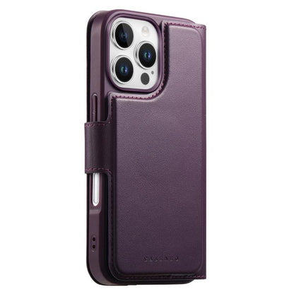 For iPhone 16 Pro Max CaseNeo Finger Grip Strap MagSafe Leather Phone Case(Purple) - iPhone 16 Pro Max Cases by CaseNeo | Online Shopping UK | buy2fix