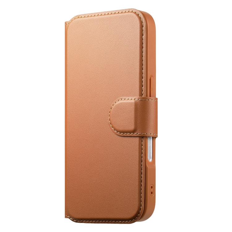 For iPhone 16 Pro CaseNeo Finger Grip Strap MagSafe Leather Phone Case(Brown) - iPhone 16 Pro Cases by CaseNeo | Online Shopping UK | buy2fix