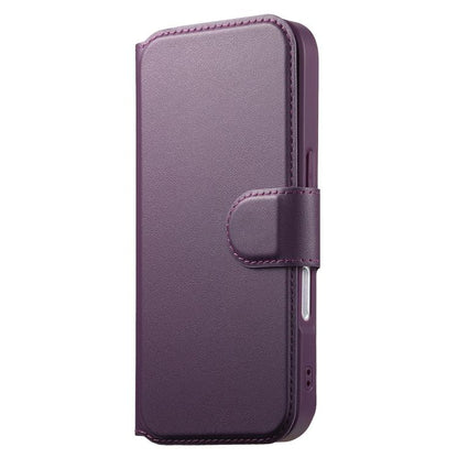 For iPhone 16 Pro CaseNeo Finger Grip Strap MagSafe Leather Phone Case(Purple) - iPhone 16 Pro Cases by CaseNeo | Online Shopping UK | buy2fix