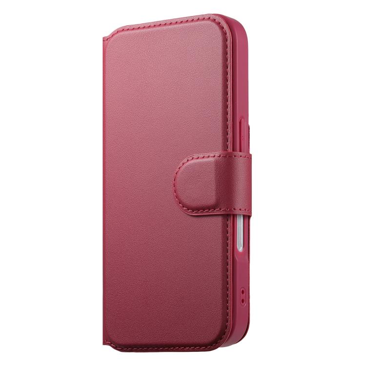 For iPhone 16 CaseNeo Finger Grip Strap MagSafe Leather Phone Case(Red) - iPhone 16 Cases by CaseNeo | Online Shopping UK | buy2fix