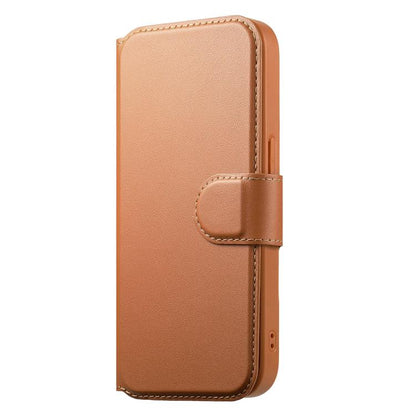 For iPhone 14 / 13 CaseNeo Finger Grip Strap MagSafe Leather Phone Case(Brown) - iPhone 14 Cases by CaseNeo | Online Shopping UK | buy2fix